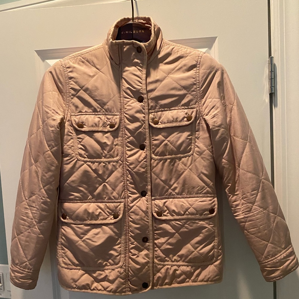Thread & Supply Quilted blush jacket in a plush color size large